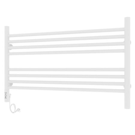 Полотенцесушитель электро "Оливия ЧК8 800*500", белый муар, левый