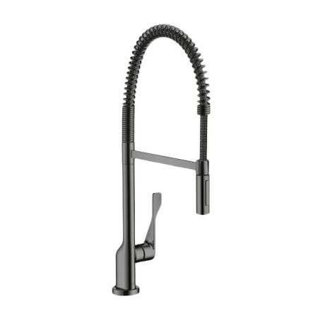 AX Citterio Смеситель для кухни , цвет шлифованный черный хром, артикул 39840340