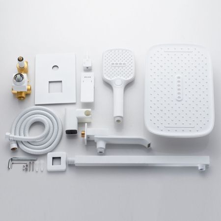 Душевая система встраиваемая Shevanik S4035C, белый, артикул S4035C