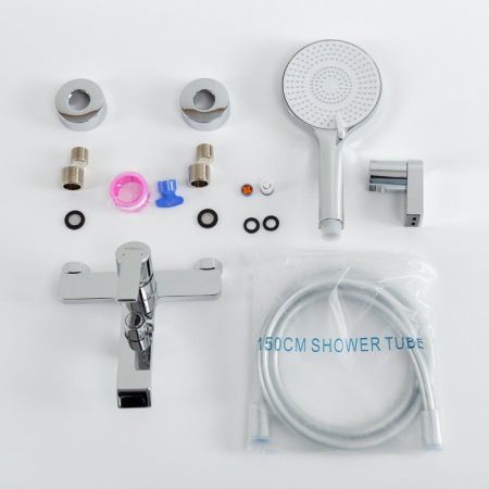 AURORA Комплект смесителей для ванной - смеситель для ванны и смеситель для раковины, артикул AURORA-VASM/LVM-CRM