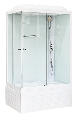 Душевая кабина Royal Bath RB 8120BP5-WT (белое/прозрачное) правая, артикул RB8120BP5-WT-R