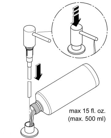 Дозатор жидкого мыла GROHE Authentic, хром, (40537000)