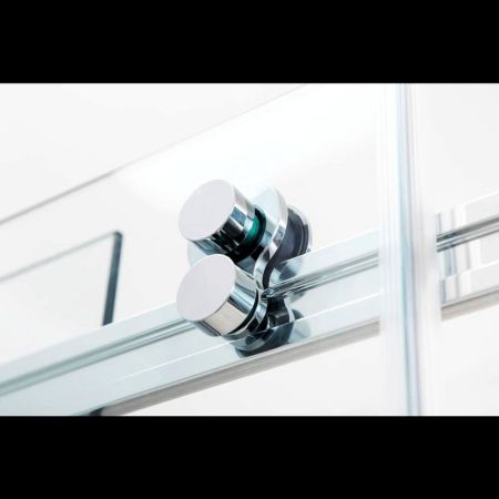 Душевая дверь Black&White Stellar Wind S218-1000х1950 профиль Хром стекло прозрачное