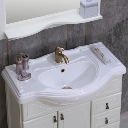 Тумба с раковиной Клио 85 Opadiris Слоновая кость