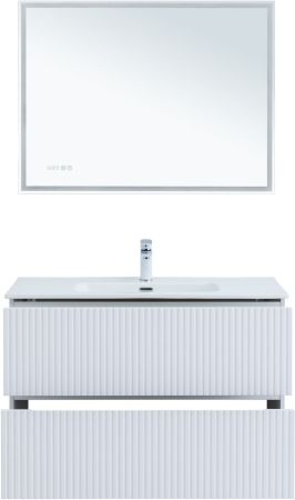 Тумба под раковину Aquanet Джейн 100 белый матовый, артикул 00313288