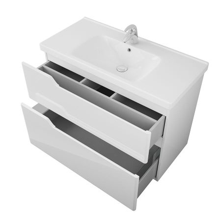 Тумба Hella stor 100, белый лак, артикул OW24.16.00