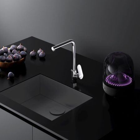 F8005000 Like, смеситель для кухни L-образный излив, хром, шт., артикул F8005000