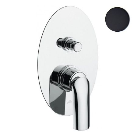 Смеситель для душа встраиваемый Webert Aria AI860101560, черный, артикул AI860101560