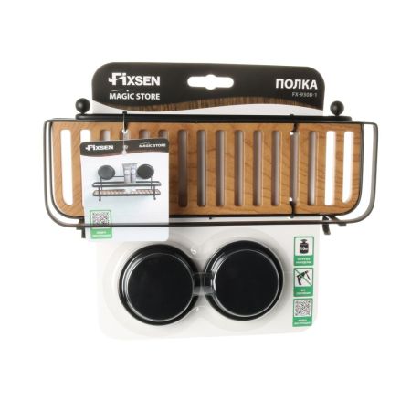 Полка металличеcкая FIXSEN MAGIC  FX-930B-1, черный, артикул FX-930B-1