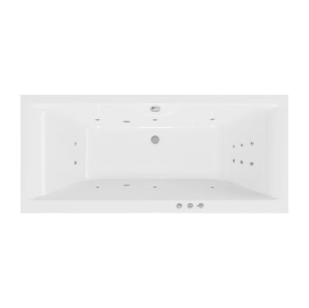 Ванна EXCELLENT Savia Duo 170x80 "SMART" (хром), артикул WAEX.SAD170.80.SMART.CR