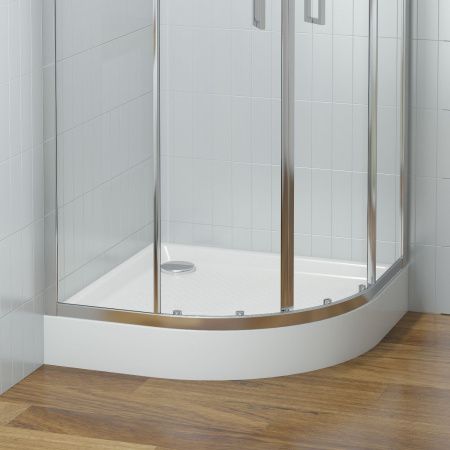 Комплект полукруглого душевого поддона с сифоном Lavinia Boho Rock 3707180S, 80 х 80 см