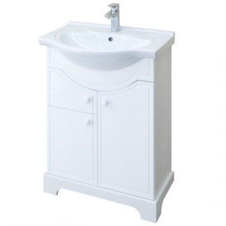 Тумба под раковину Акватон Элен 65 1A218901EN010 Белая, артикул 1A218901EN010