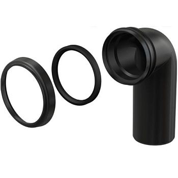 Колено стока, комплект 90/90 ALCAPLAST M908, шт