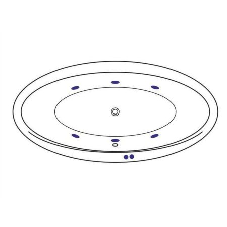Ванна EXCELLENT Lumina 190x95 "SOFT" (хром), артикул WAEX.LUM19.SOFT.CR