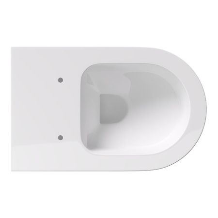 Унитаз, Alice, Unica, безободковый (с открытым смывным краем), тип установки-подвесной, ширина, мм-350, глубина, мм-550, высота, мм-345, форма чаши-овальная, выпуск-горизонтальный, материал-керамика, сиденье и крышка с микролифтом-в комплекте, вид грязеот, артикул 32240101SET