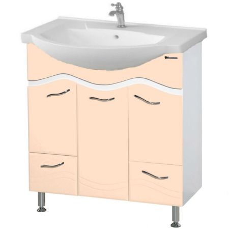 Тумба под раковину Bellezza Мари 75 4632912000227 Бежевая, артикул 4632912000227