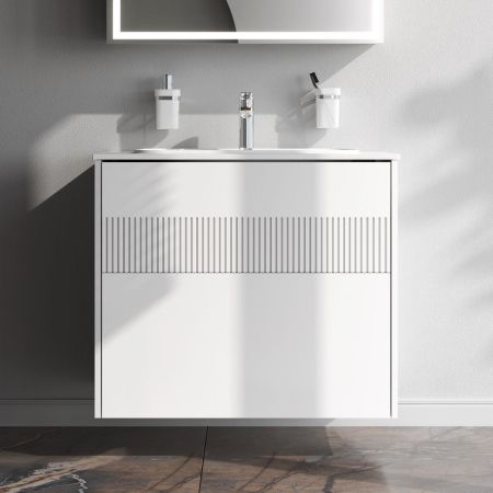 M8FFUX0802WM Func, База 2 ящика (push-to-open), 80 см, цвет белый матовый, артикул M8FFUX0802WM