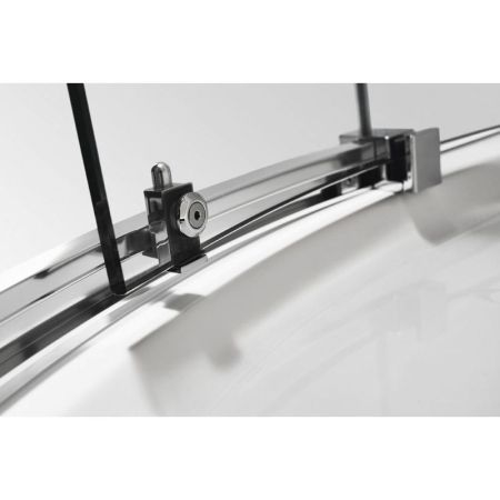 Душевой уголок Cezares Stylus-M R-2 100x100 профиль Хром стекло прозрачное, артикул STYLUS-O-M-R-2-100-C-Cr