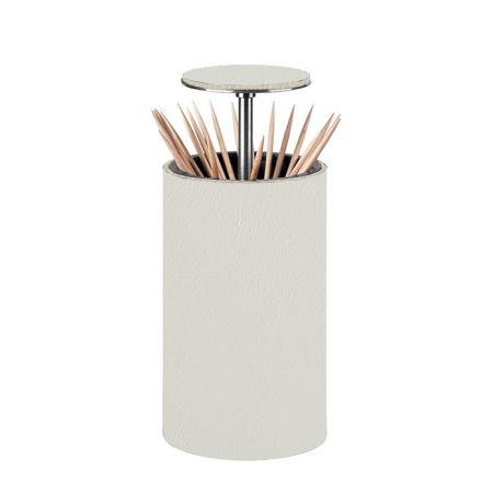 ADJ Держатель для зубочисток, D5x10 см., цвет: белый/панна котта, артикул 0091.10/16