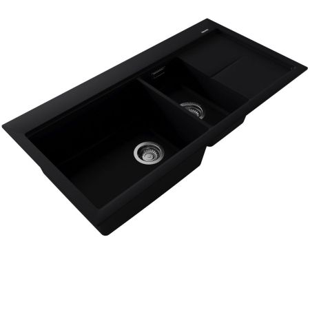 Кухонная мойка с разделочной доской Florentina РОССАНА 20.335.E1000.102, черный, артикул 20.335.E1000.102