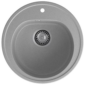Кухонная мойка GranFest RONDO 510, серый