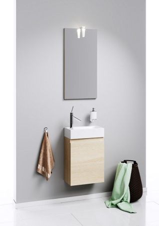 "Леон-МР" тумба под умывальник подвесная, цвет дуб сонома Ln-MP.01.04/DS, ТМ «AQWELLA», артикул Ln-MP.01.04/DS