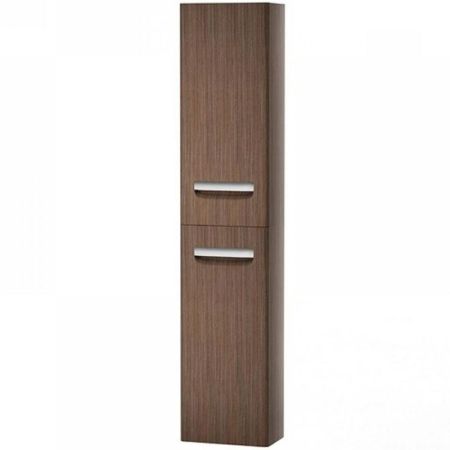 Шкаф пенал Roca The Gap 35 ZRU9302843 L подвесной Тиковое дерево