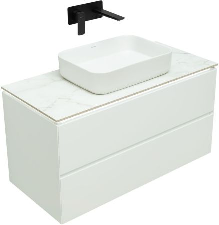 Тумба под раковину Allen Brau Infinity 100 1.21003.WM белый матовый, артикул 1.21003.WM