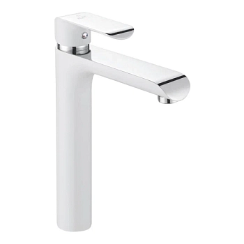 Смеситель для раковины Rose R21F R2111F, белый/хром