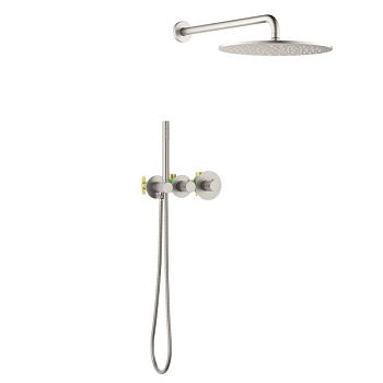 Душевая система встроенная с термостатом Timo Saona никель (SX-2359/13SM)