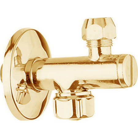 CISAL Угловой вентиль 1/2", цвет золото, артикул ZA00282024