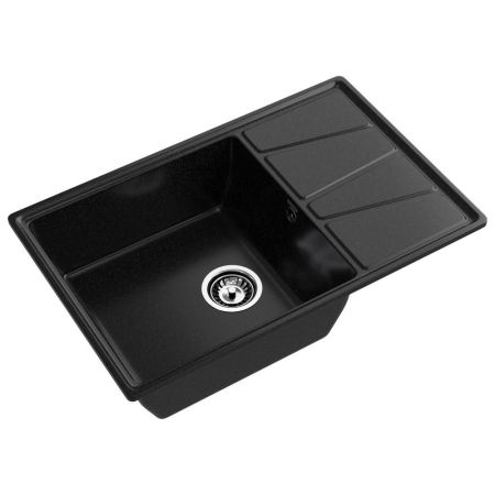 Кухонная мойка GranFest VERTEX 780L, черный, артикул V-780L черный
