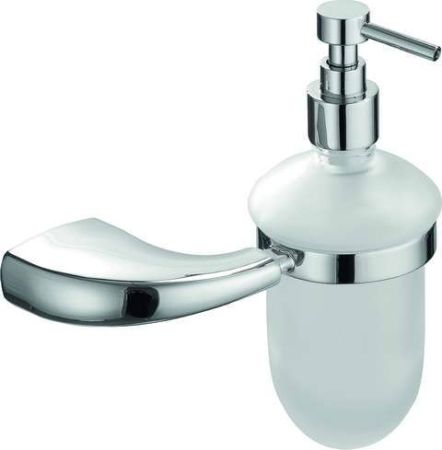 Sanibano Apolo, настенный стеклянный дозатор, цвет хром, артикул H3300/11CR