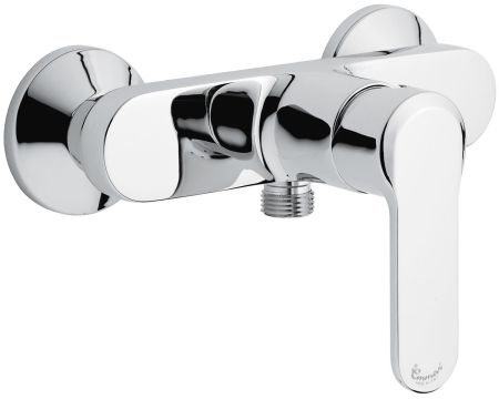 Emmevi Nefer, однорычажный смеситель для душа, без ручного душа, цвет черный матовый