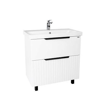 Тумба VIANT "Сицилия" 2 ящика белая 425x764x820 под раковину .S-UM-MOD80/1 (MODUO 80) (VSIC80MDBEL-T2Y)