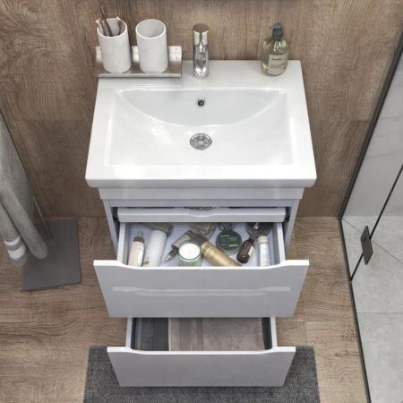 Тумба с раковиной напольная VIGO Grani 201, 60 см, артикул 201-com