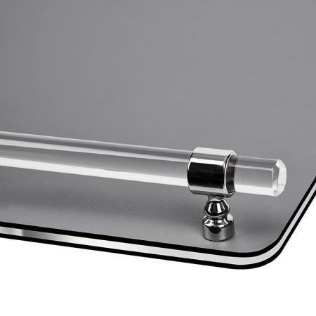 ADJ Поднос Asti, 45x30xH5 см., цвет: серый/черный, фурнитура графит, артикул 4430A.03/01