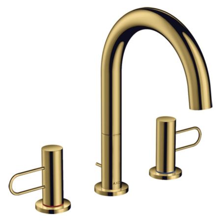 AX Uno Смеситель для раковины 200, цвет полированное золото, артикул 38054990