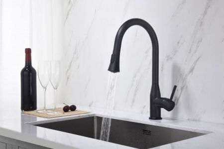 Смеситель для кухни Timo Saona 2336/03FL Черный, артикул 2336/03FL