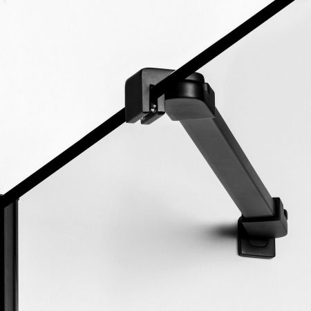 Шторка для ванны NEW TRENDY NEW SOLEO BLACK 100 см P-0097 (черный), артикул P-0097