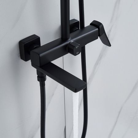 Душевая система Raffine F3699H, черный