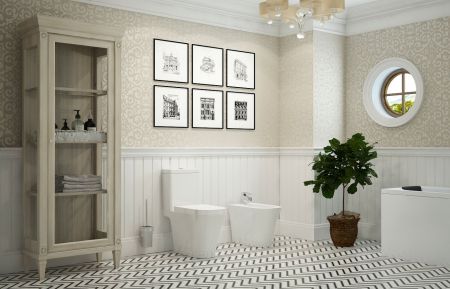 Напольный унитаз Lavinia Boho Biore 33040010, артикул 33040010