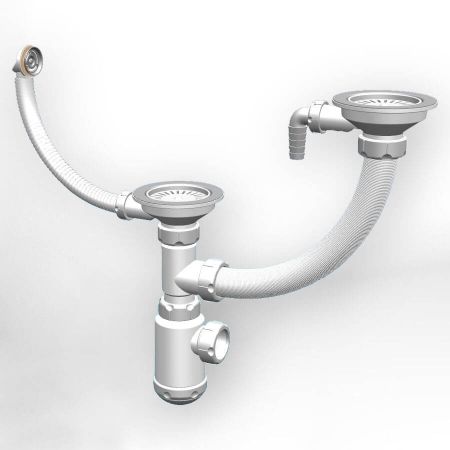 Сифон для кухонных моек GRAND (СФ-0005), артикул СФ-0005