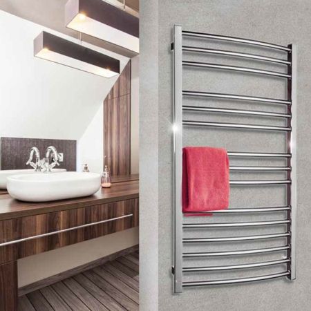 Электрический полотенцесушитель Grota Calma 53х150 Хром, артикул 