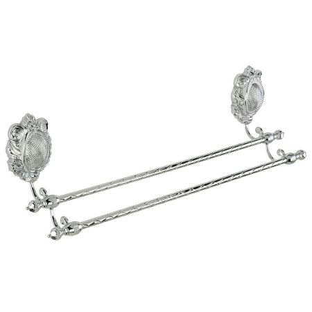 CLEOPATRA Полотенцедержатель двойной, L50 см, хром, артикул 16672