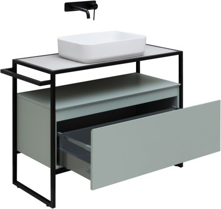 Тумба под раковину Allen Brau Priority 100 1.31003.PWM папирус матовый, артикул 1.31003.PWM