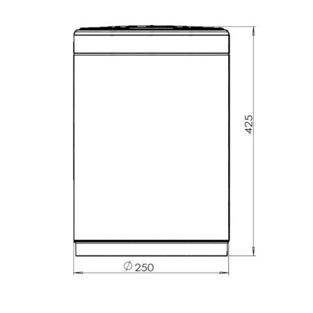 Сенсорное ведро JAVA S-882-12L, 12 литров, артикул S-882-12L