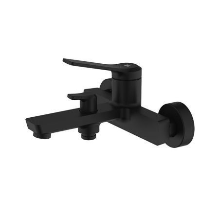 Смеситель для ванны IDDIS Parker матовый черный (PARBL02i02WA), артикул PARBL02i02WA