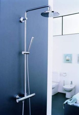 Душевая система GROHE Rainshower 210 с термостатическим смесителем, хром (27032001)