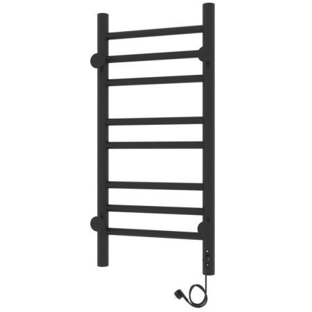 Полотенцесушитель электро "Лаванда ЧКЧ П8 300х700", черный муар, левый
